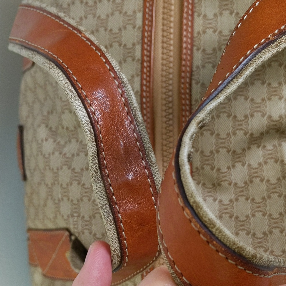 Celine Vintage Macadam Blason Large Boston Travel Bag - Picture 17 of 17